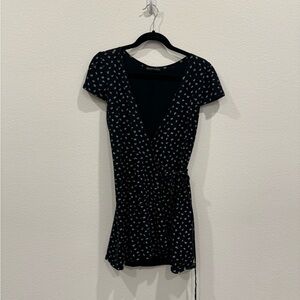 Brandy Melville Wrap Dress with small flowers